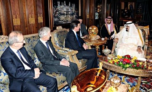 King Abdullah & David Cameron