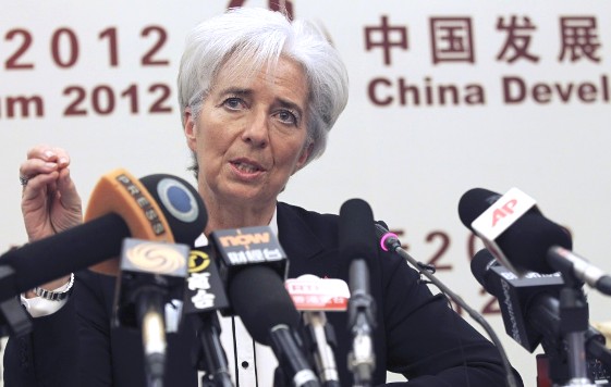 Global economy on recovery path Lagarde