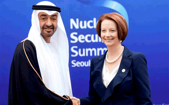 Sheikh Mohammed bin Zayed meets Australian PM
