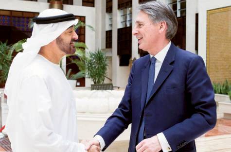 Sheikh Mohammed discuss ties with British Defence Secretary