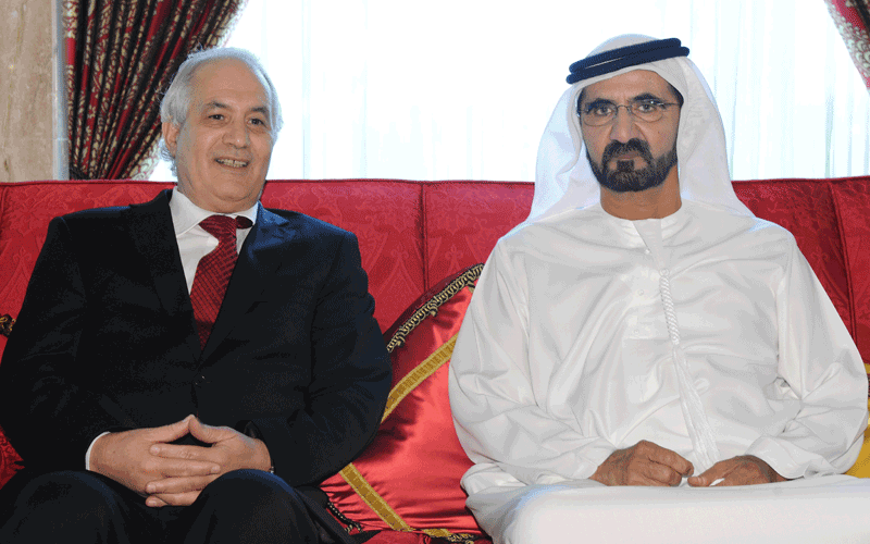 Sheikh Mohammed meets Algerian Minister
