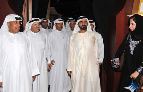 Sheikh Mohammed meets media personalities, top officials
